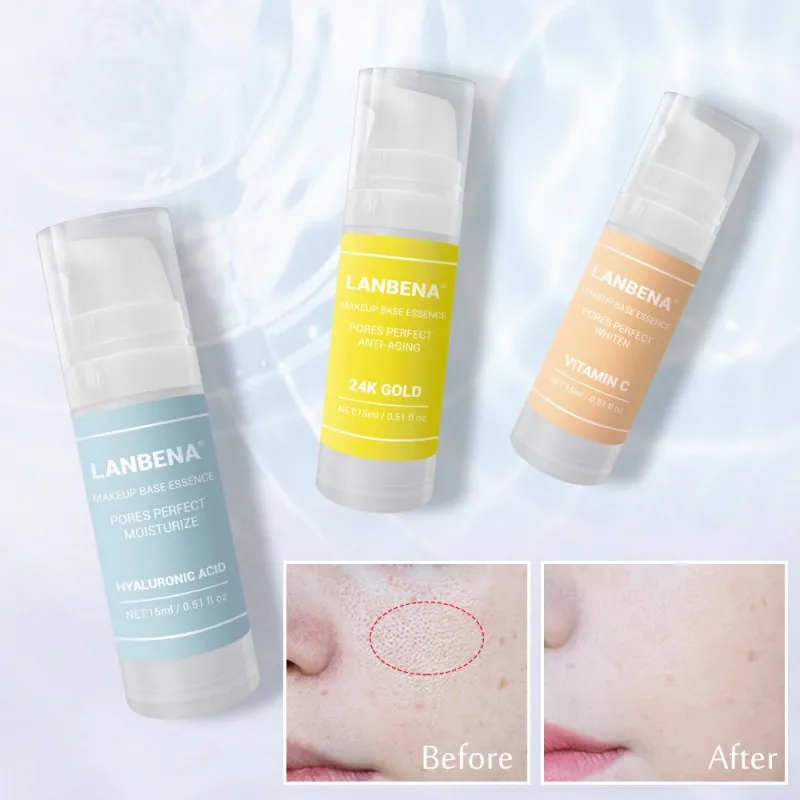 15ml Makeup Base Essence Makeup Primer Cream Face Shrink Pores Moisturizing Oil-Control Brighten Foundation Cosmetic Skin Care
15ml Makeup Base Essence Makeup Primer Cream Face Shrink Pores Moisturizing Oil-Control Brighten Foundation Cosmetic Skin Care