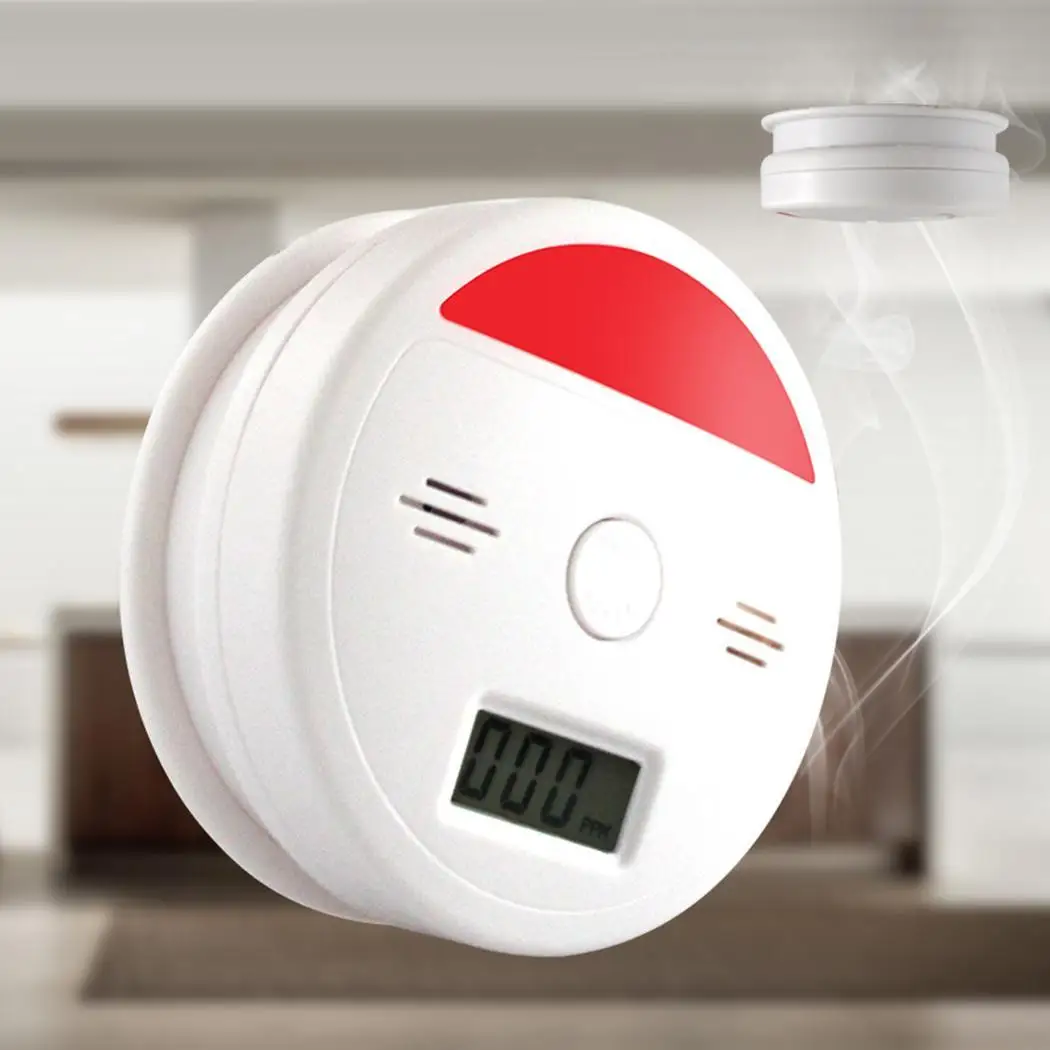 Durable Practical Geometric Indoor Carbon Monoxide 20 Alarm -10 - 50 Household 35 Home 85dB Tool 95%RH | Безопасность и защита