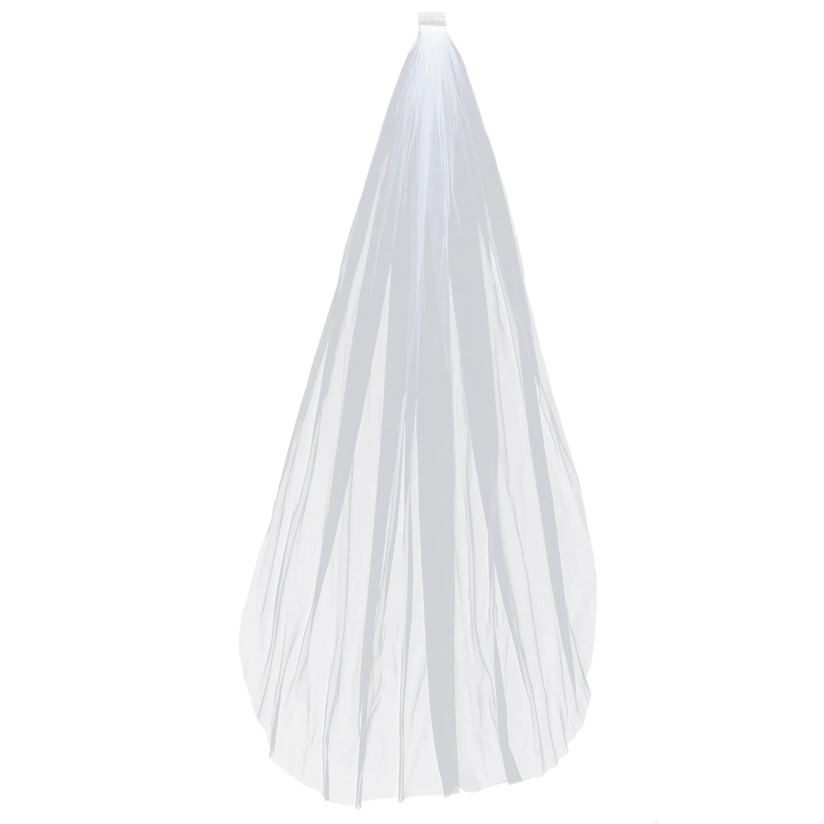 1pc Bridal VeilsLong Single Layer Wedding Veil with Comb Accessories | Свадьбы и торжества
