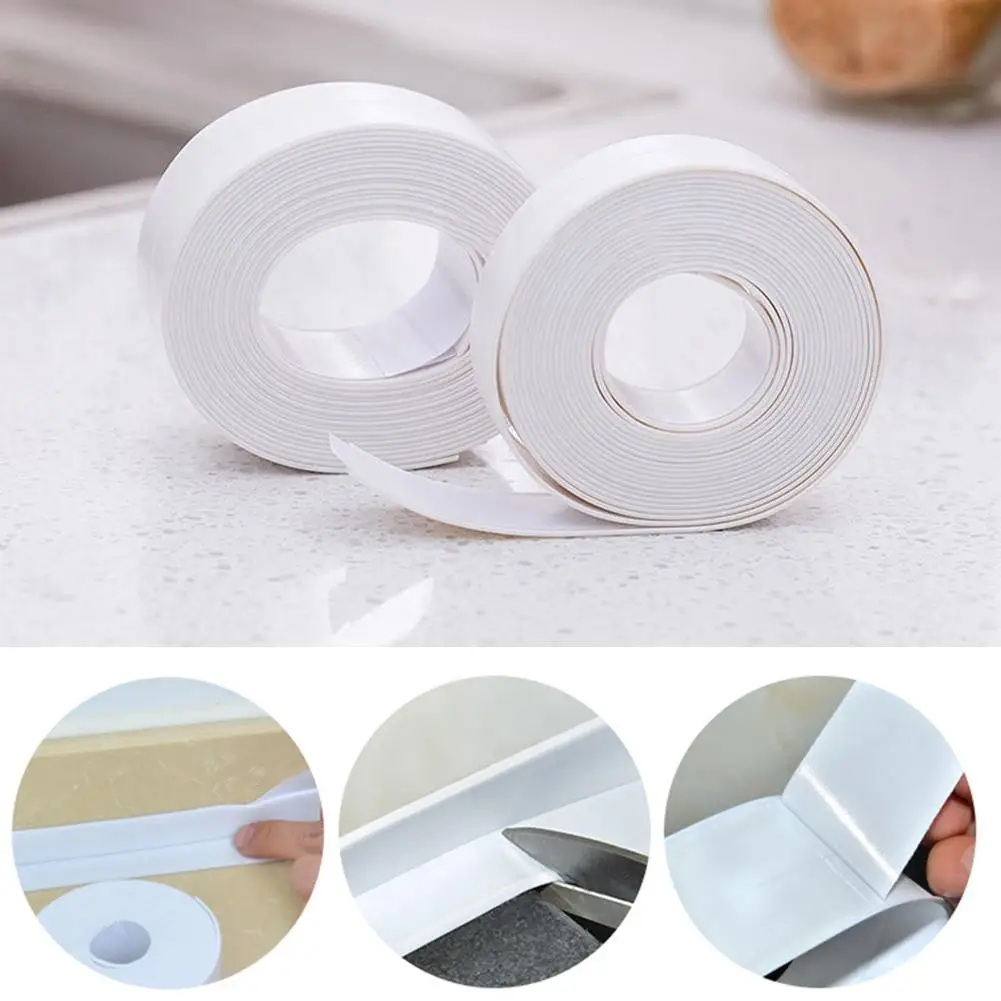 320cm PVC Sink Basin Crack Gap Kitchen Corner Trim Tape Waterproof Sealing Strip Bathroom Crevice Strip Pool Water Seal
320cm PVC Sink Basin Crack Gap Kitchen Corner Trim Tape Waterproof Sealing Strip Bathroom Crevice Strip Pool Water Seal