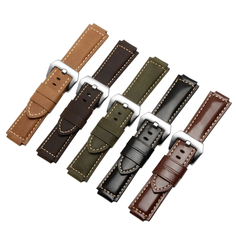 24*16mm genuine leather watch strap Smooth and Nubuck replacement strap adaptation Timex T2N739 T2N721 720
24*16mm genuine leather watch strap Smooth and Nubuck replacement strap adaptation Timex T2N739 T2N721 720