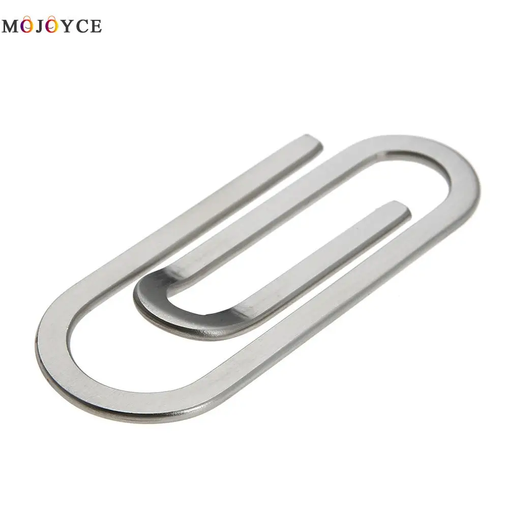 6.5*2.5CM Stainless Steel Metal Money Clips Paperclip Shape Cash Holder Folder Money Clip
6.5*2.5CM Stainless Steel Metal Money Clips Paperclip Shape Cash Holder Folder Money Clip