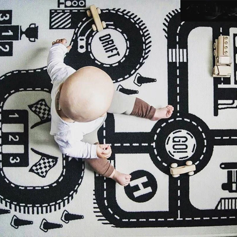 Kids Play Mat Track Crossing Road Map Soft Baby Carpet Exploring Game CrawlingRunway Blanket Fashion Boys Children Room Decor
Kids Play Mat Track Crossing Road Map Soft Baby Carpet Exploring Game CrawlingRunway Blanket Fashion Boys Children Room Decor