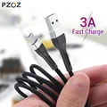 PZOZ usb टाइप सी फास्ट चार्जिंग चार्ज वायर टाइप- c मोबाइल फोन केबल चार्जिंग कॉर्ड xiaomi के लिए mi 10 10 9 a3 redmi Note 9s 8 K30 pro samsung S10 S9 plus Nnote 10 plus A51 android चार्ज