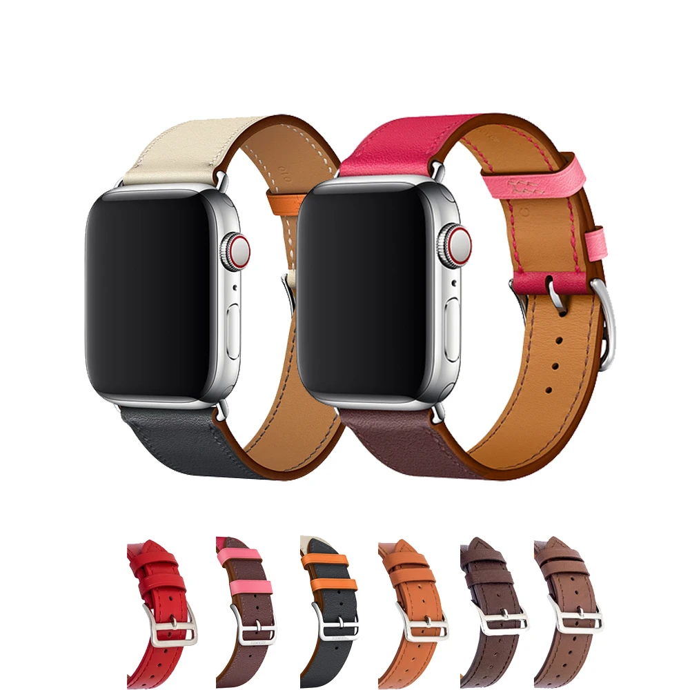 Genuine Leather strap for apple watch band 4 42mm 38mm correa iwatch bracelet 44mm 40mm 3/2/1 watchband accessories wristbelt
Genuine Leather strap for apple watch band 4 42mm 38mm correa iwatch bracelet 44mm 40mm 3/2/1 watchband accessories wristbelt
