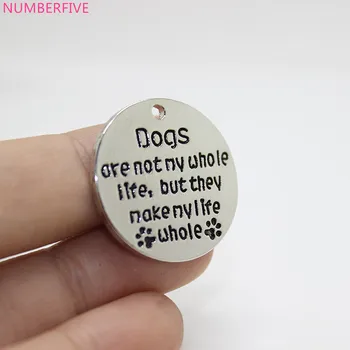 8pcs--25x25mm Antique silver tone Dogs are not my whole life, but they make my life whole Dog Lover Charms pendant
8pcs--25x25mm Antique silver tone Dogs are not my whole life, but they make my life whole Dog Lover Charms pendant