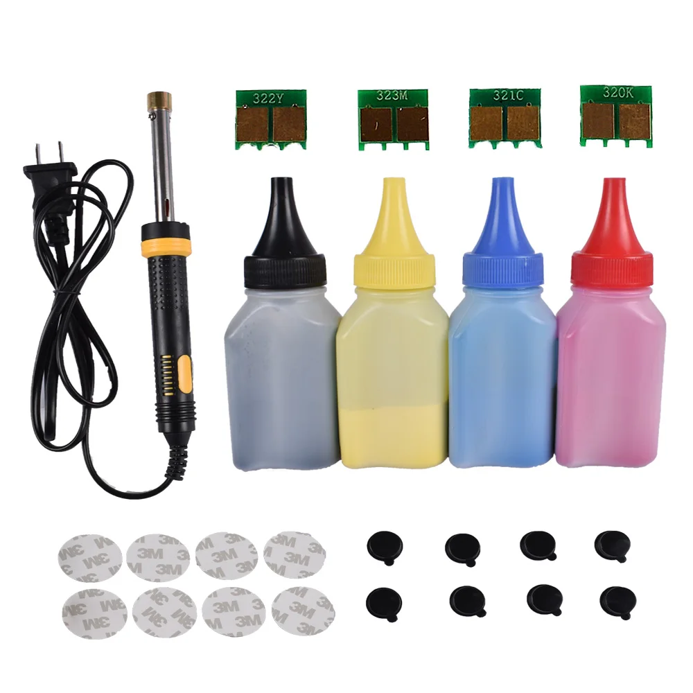 Refill toner Powder cartridge tool kit+4 pcs chip FOR HP CE310A cartridge LaserJet Pro CP1026nw CP1027nw CP1028nw M175nw M175a
Refill toner Powder cartridge tool kit+4 pcs chip FOR HP CE310A cartridge LaserJet Pro CP1026nw CP1027nw CP1028nw M175nw M175a