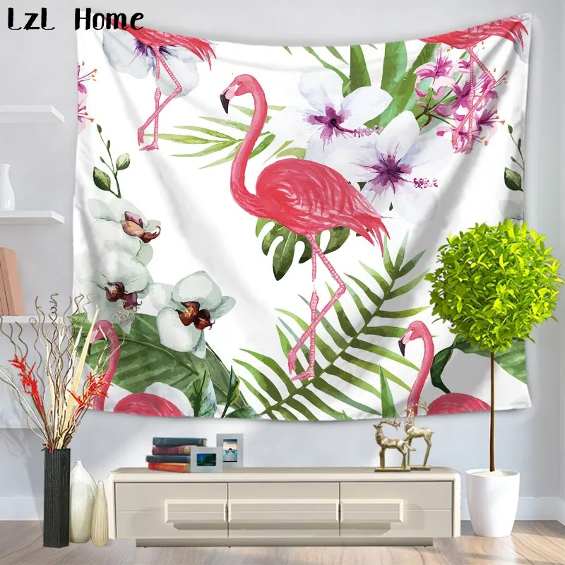 LzL Home Flamingo With Tropical Garden Tapestry Home Decor Wall Hanging Tapestries Bedroom Livingroom Dorm Cover Wall Carpet
LzL Home Flamingo With Tropical Garden Tapestry Home Decor Wall Hanging Tapestries Bedroom Livingroom Dorm Cover Wall Carpet