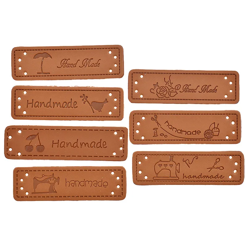 50pcs Handmade PU Leather Label DIY Embossed PU Leather Tags For Clothes Garment Labels Sewing Accessories Drop Shipping
50pcs Handmade PU Leather Label DIY Embossed PU Leather Tags For Clothes Garment Labels Sewing Accessories Drop Shipping