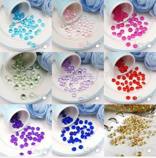 SALE! 500pcs/lot 10mm Random mixed colors gems Wedding Party confetti Crystal Diamond Culet Faceted D0707
SALE! 500pcs/lot 10mm Random mixed colors gems Wedding Party confetti Crystal Diamond Culet Faceted D0707