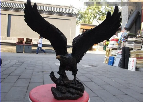 Collectible bronze lion statue S0284 15 INCH Chinese Made Pure Bronze Copper Fly Wing Eagle lanneret hawk Statue
Collectible bronze lion statue S0284 15 INCH Chinese Made Pure Bronze Copper Fly Wing Eagle lanneret hawk Statue