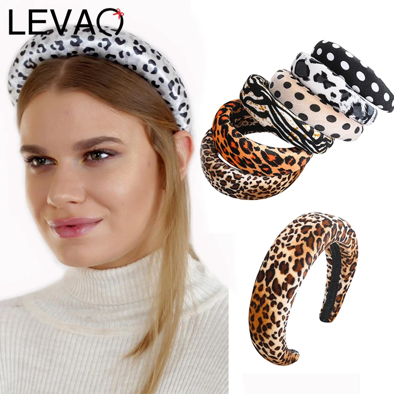 LEVAO Western Style Leopard Polka Dot Thicken Padded Headbands New Hairbands Bezel Turban Women Girls Accessories Hair Ornaments
LEVAO Western Style Leopard Polka Dot Thicken Padded Headbands New Hairbands Bezel Turban Women Girls Accessories Hair Ornaments