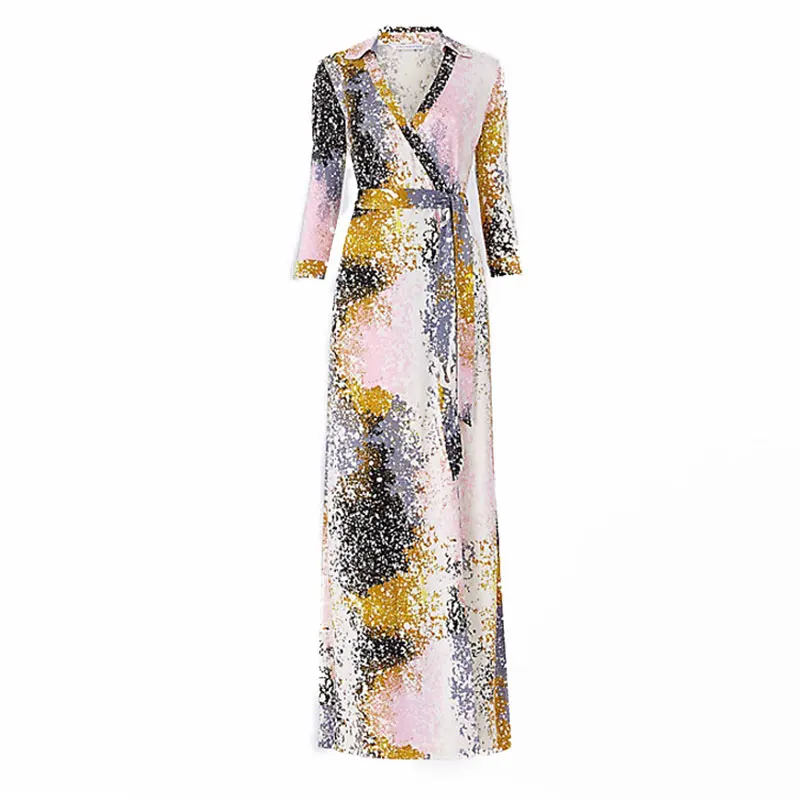 2019 Spring Summer Ladies Seaside Holiday Long Beach Dress Women Printing Milk Silk Maxi Wrap Dresses Robe Ete
2019 Spring Summer Ladies Seaside Holiday Long Beach Dress Women Printing Milk Silk Maxi Wrap Dresses Robe Ete