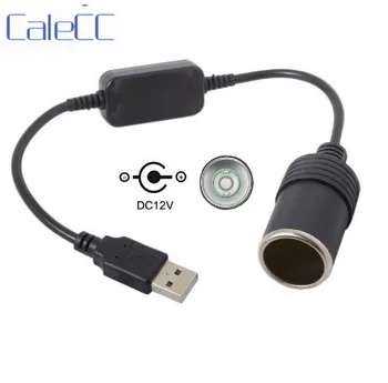 DC 12V to USB 5V Car Charger Socket Converter Adapter Cable Auto Interior Accessories Black 30cm
DC 12V to USB 5V Car Charger Socket Converter Adapter Cable Auto Interior Accessories Black 30cm