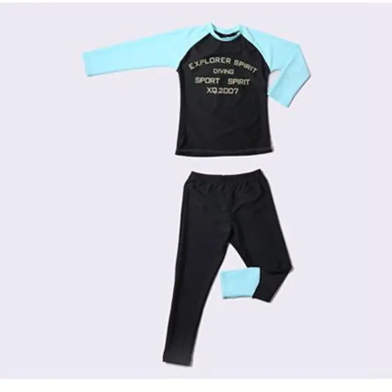 2018 New Boy Swimsuit Letter Printing Long Sleeved Sunscreen Suit Waterproof Mother Sized Medium And Small Swimwear
2018 New Boy Swimsuit Letter Printing Long Sleeved Sunscreen Suit Waterproof Mother Sized Medium And Small Swimwear