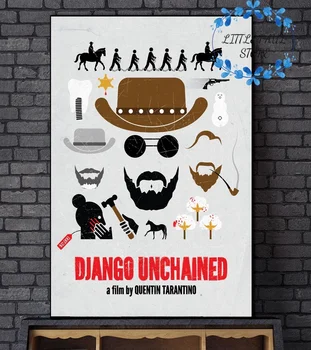 DJANGO UNCHAINED Classic Movie Poster Art Canvas Poster Wall Picture for Living Room No Frame
DJANGO UNCHAINED Classic Movie Poster Art Canvas Poster Wall Picture for Living Room No Frame