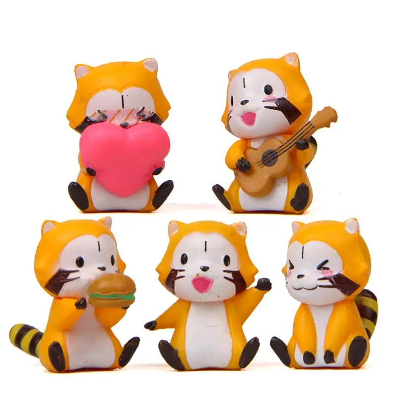 5pcs/set new Kawaii Japanese Style Raccoon PVC Micro Landscape Decor Animal bear Collection Model figure Toys gift
5pcs/set new Kawaii Japanese Style Raccoon PVC Micro Landscape Decor Animal bear Collection Model figure Toys gift