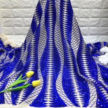 2019 Royal Blue Embroidered African Cord Laces Fabrics With Sequins High Quality Nigerian lace fabric For France lace party
2019 Royal Blue Embroidered African Cord Laces Fabrics With Sequins High Quality Nigerian lace fabric For France lace party