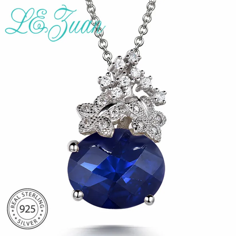 L&zuan S925 Sterling Silver Pendant for Women 4.95ct Blue Stone Romantic Luxury Pendant & Necklaces Fine jewelry Gifts
L&zuan S925 Sterling Silver Pendant for Women 4.95ct Blue Stone Romantic Luxury Pendant & Necklaces Fine jewelry Gifts