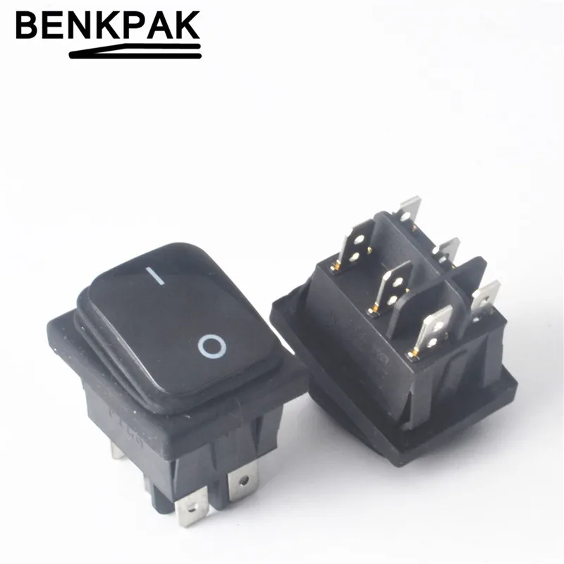 1Pcs Momentary Waterproof 6Pin Rocker Switch 2 Positions Spring Return 16A 250VAC , 20A 125VAC fixed locking ON-OFF
1Pcs Momentary Waterproof 6Pin Rocker Switch 2 Positions Spring Return 16A 250VAC , 20A 125VAC fixed locking ON-OFF
