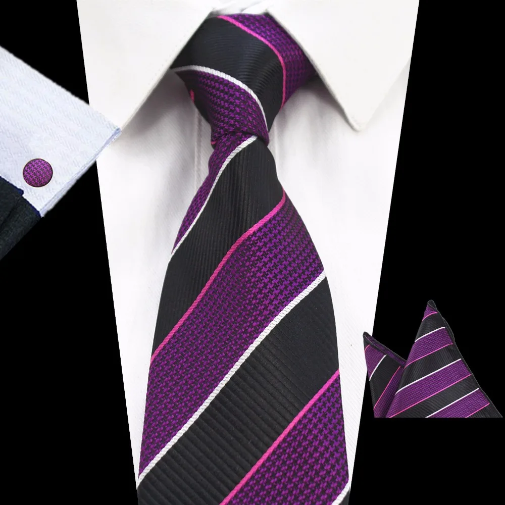 Ricnais New Design Tie Set Jacquard Weave Silk Tie Gravata Handkerchief Cufflinks Set Pocket Square Men Necktie for Wedding
Ricnais New Design Tie Set Jacquard Weave Silk Tie Gravata Handkerchief Cufflinks Set Pocket Square Men Necktie for Wedding
