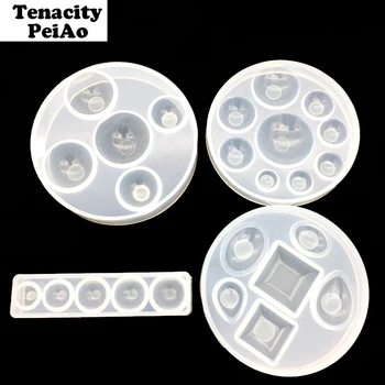 DIY Jewelry Silicone Mold Uv Resin Mold Hemisphere Aquare Style for Earring Bracelet Base Phyhoo Jewelry Tools
DIY Jewelry Silicone Mold Uv Resin Mold Hemisphere Aquare Style for Earring Bracelet Base Phyhoo Jewelry Tools