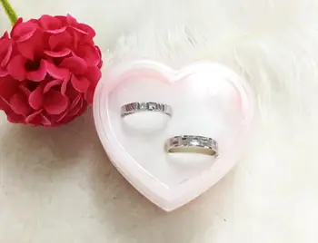 New Transparent Acrylic Ring Box Heart Shape Couple Ring Lover Ring Boxes Jewelry Display Rack Gift Storage Case Wholesale 120pc
New Transparent Acrylic Ring Box Heart Shape Couple Ring Lover Ring Boxes Jewelry Display Rack Gift Storage Case Wholesale 120pc