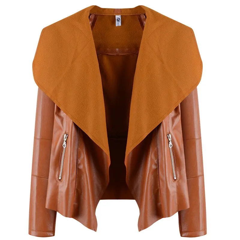 PU Faux Leather Fashion Casual Autumn Winter Women Jackets Coats Casaco Feminino Harajuku Clothes Jaqueta Feminina Plus Size
PU Faux Leather Fashion Casual Autumn Winter Women Jackets Coats Casaco Feminino Harajuku Clothes Jaqueta Feminina Plus Size
