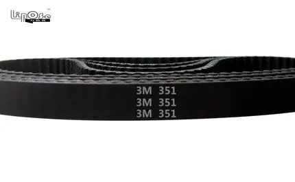 5 pieces 351 HTD3M timing belt length 351mm width 10mm 117 teeth rubber closed-loop 351-3M-10 S3M 3M 10 pulley for CNC machine
5 pieces 351 HTD3M timing belt length 351mm width 10mm 117 teeth rubber closed-loop 351-3M-10 S3M 3M 10 pulley for CNC machine