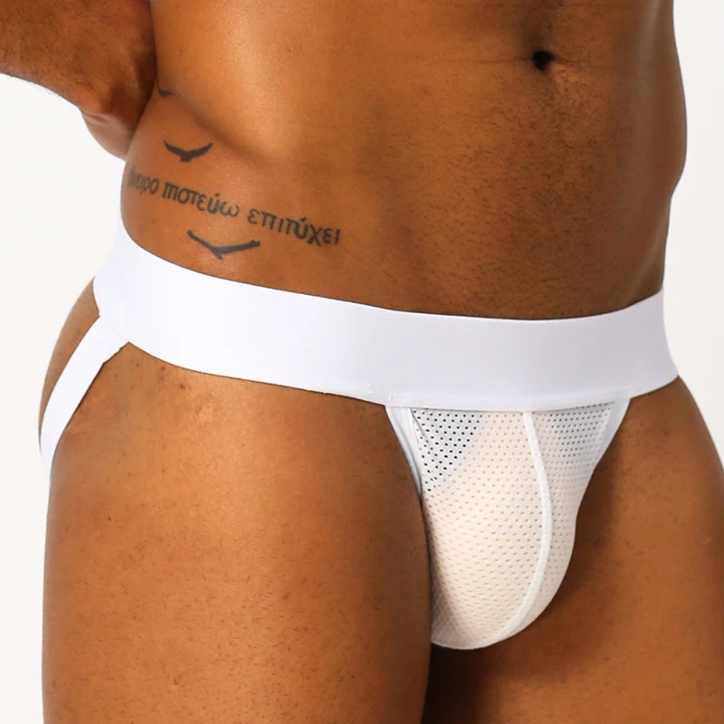 2019 New Sexy Gay Men Underwear Cotton G String Thong Men Bikini Mesh Transparent Sissy Panties Breathable White Thongs BP.02
2019 New Sexy Gay Men Underwear Cotton G String Thong Men Bikini Mesh Transparent Sissy Panties Breathable White Thongs BP.02