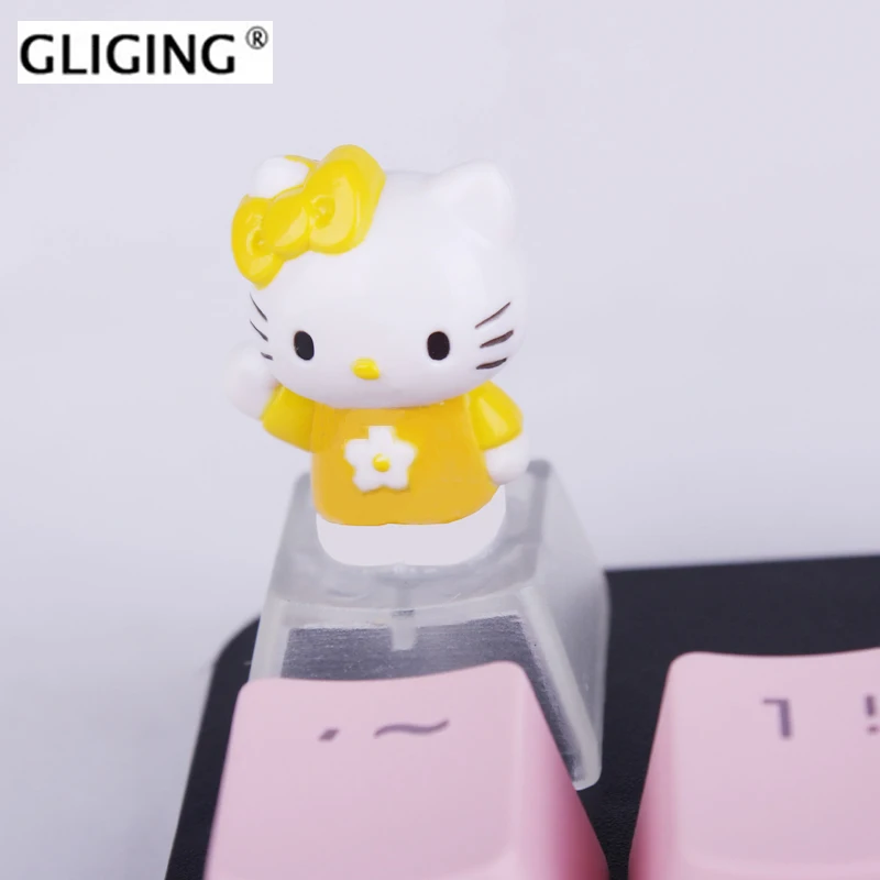 Hello Kitty Game Keycap Bottom Backlight Cartoon Custom Keycap Cherry MX Mechanical Keyboard Keycap F11R4 ESC keycap
Hello Kitty Game Keycap Bottom Backlight Cartoon Custom Keycap Cherry MX Mechanical Keyboard Keycap F11R4 ESC keycap