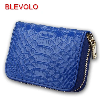 BLEVOLO Women Card Holder Genuine Leather Credit Card Package Wallet Serpentine Lady Coin Purse Female Zipper ID Cards Case Bag
BLEVOLO Women Card Holder Genuine Leather Credit Card Package Wallet Serpentine Lady Coin Purse Female Zipper ID Cards Case Bag