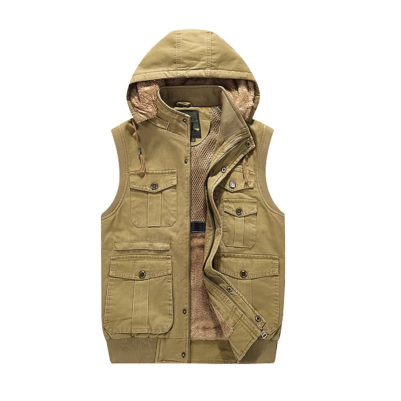 Winter Waistcoat Fashion Men Brushed Vest Loose Thicken Vests Men's Coat Thick Outerwear Plus Size XXXXXL Hooded Coats Male Tops
Winter Waistcoat Fashion Men Brushed Vest Loose Thicken Vests Men's Coat Thick Outerwear Plus Size XXXXXL Hooded Coats Male Tops