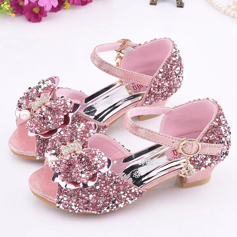 Girls Sandals Children High Heels Princess Shoes Summer Kids Baby Flower Sandals Little Girls Crystal Performance Sandals Shoes
Girls Sandals Children High Heels Princess Shoes Summer Kids Baby Flower Sandals Little Girls Crystal Performance Sandals Shoes