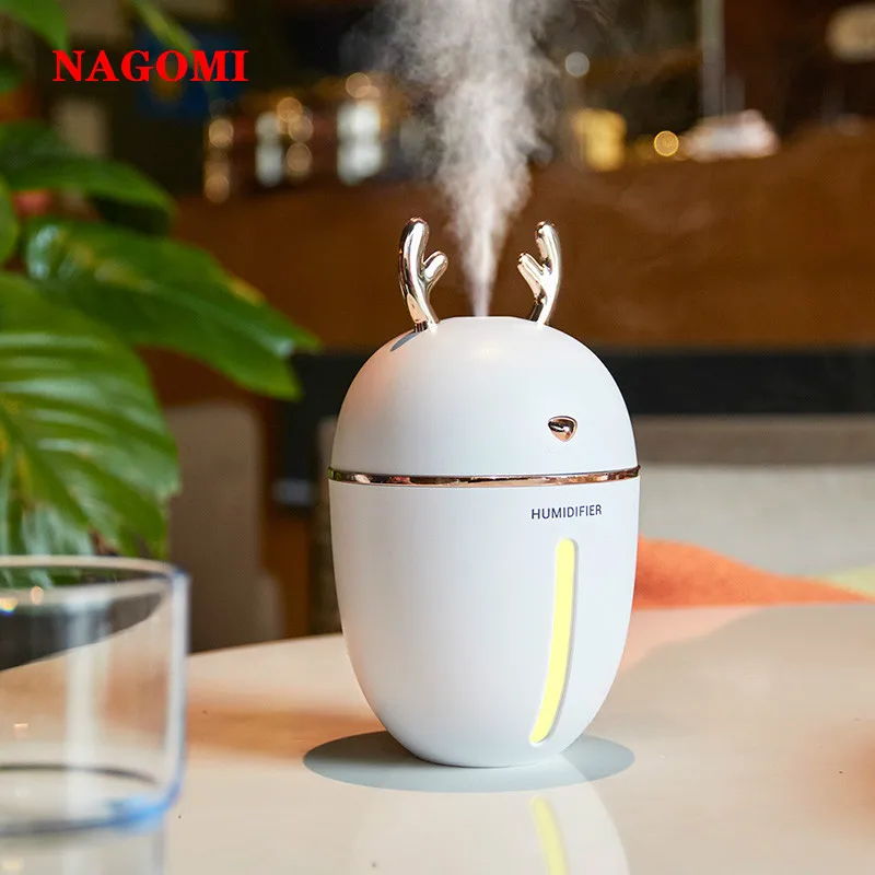 450ml Ultrasonic Air Humidifier USB Cute Deer Aroma Essential Oil Diffuser With Colorful Light For Office Home SPA
450ml Ultrasonic Air Humidifier USB Cute Deer Aroma Essential Oil Diffuser With Colorful Light For Office Home SPA