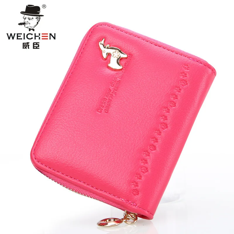 WEICHEN Brand Short Women Wallet Coin Pocket PU Leather Lady Mini Card Holder Small Purse Girl Notecase PR04AVC5771
WEICHEN Brand Short Women Wallet Coin Pocket PU Leather Lady Mini Card Holder Small Purse Girl Notecase PR04AVC5771