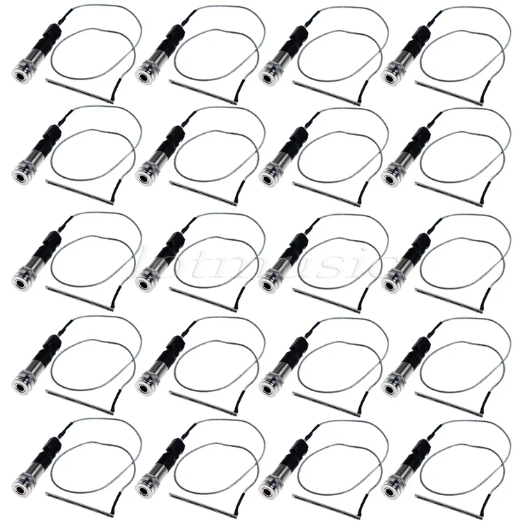 20sets 1/4 Stereo End Pin Jack With Piezo Pickup Under-Saddle Passive For Ukulele
20sets 1/4 Stereo End Pin Jack With Piezo Pickup Under-Saddle Passive For Ukulele