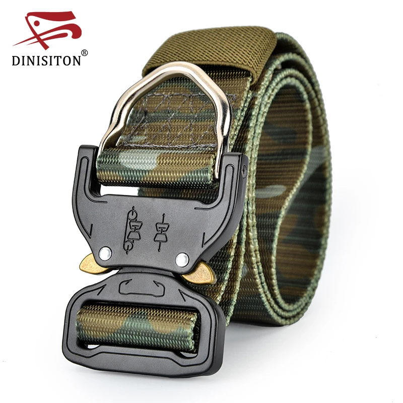 DINISITON Camouflage Military Equipment Army Tactical Belt Nylon Waist Strap with Metal Buckle Heavy Duty Training Belts ZSCM04
DINISITON Camouflage Military Equipment Army Tactical Belt Nylon Waist Strap with Metal Buckle Heavy Duty Training Belts ZSCM04