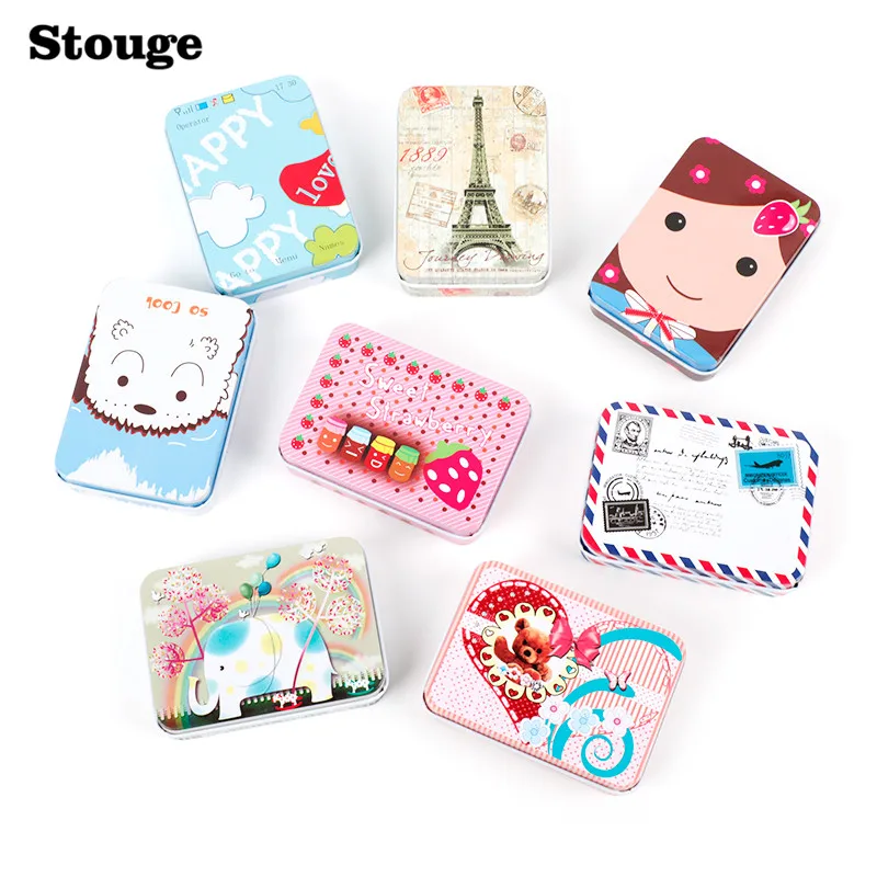 Stouge 1Pc 8 Style Mini Cute Cartoon Tin Coin Candy Storage Box Children Toy Gift Organizer Jewelry Container Small Storage Box
Stouge 1Pc 8 Style Mini Cute Cartoon Tin Coin Candy Storage Box Children Toy Gift Organizer Jewelry Container Small Storage Box