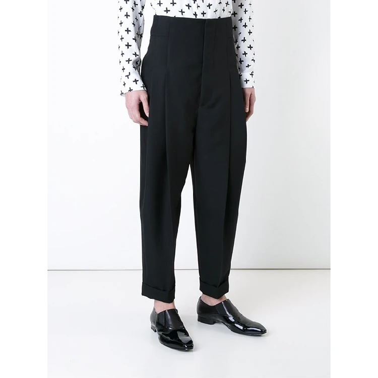 27-44! New 2019 Men's clothing GD Hair Stylist fashion tapered pants fold loose high waisted harem pants plus size costumes
27-44! New 2019 Men's clothing GD Hair Stylist fashion tapered pants fold loose high waisted harem pants plus size costumes