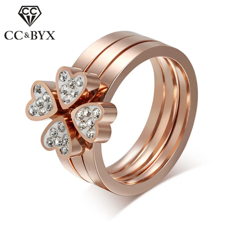 CC Ring Set Rings For Women And Men 3 Layer Titanium Steel Heart-Shaped Bijouterie Accessories Elegant Wedding Jewelry CC988
CC Ring Set Rings For Women And Men 3 Layer Titanium Steel Heart-Shaped Bijouterie Accessories Elegant Wedding Jewelry CC988