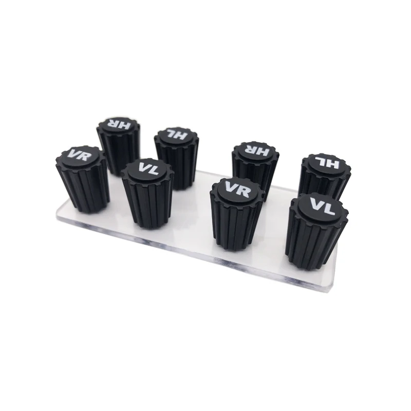 8Pcs/Set on Plate ABS Black Tire Valve Stem Caps Dustproof Wheel Stem Air Valve Cover with VR VL HR HL Printing 8V1 US Schrader
8Pcs/Set on Plate ABS Black Tire Valve Stem Caps Dustproof Wheel Stem Air Valve Cover with VR VL HR HL Printing 8V1 US Schrader