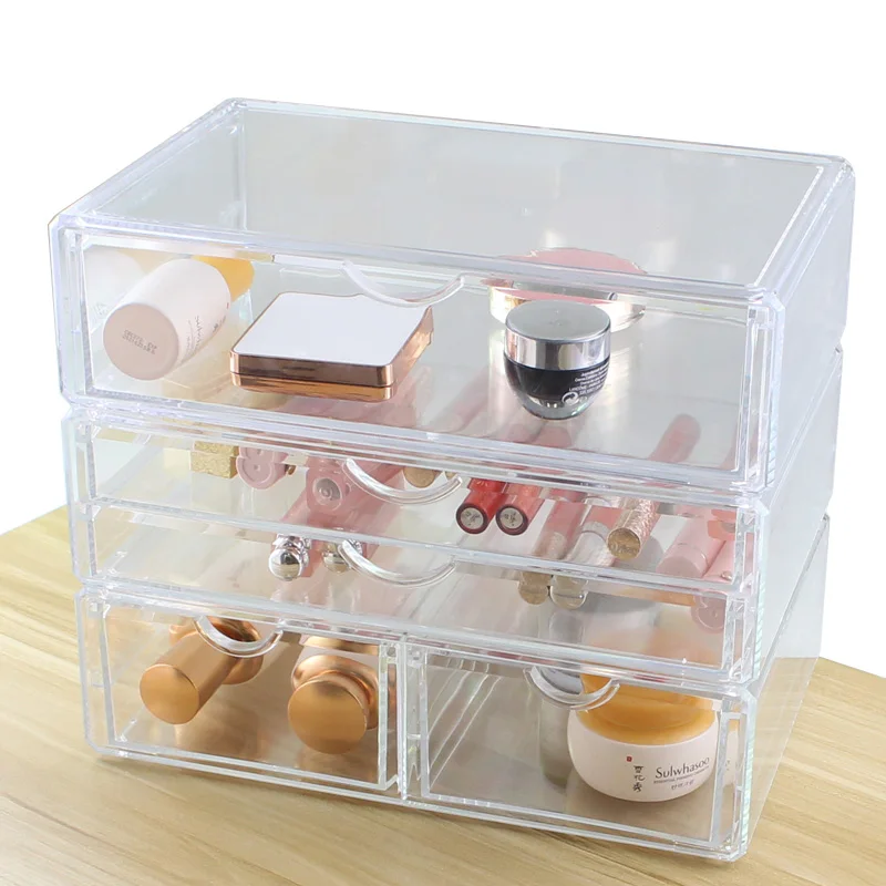 High Quality Transparent Makeup Storage Box Jewelry Organizer Case Acrylic Cosmetic Drawer Style Makeup Organizer Box
High Quality Transparent Makeup Storage Box Jewelry Organizer Case Acrylic Cosmetic Drawer Style Makeup Organizer Box