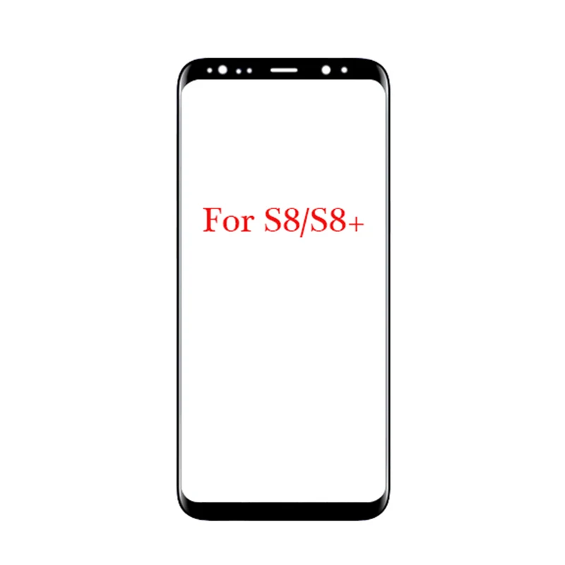 

LOVAIN 10PCS For Samsung Galaxy S8 G950 G955 S9 G960 G965 Plus Front Glass Touch Screen Lens Cover LCD Outer Panel