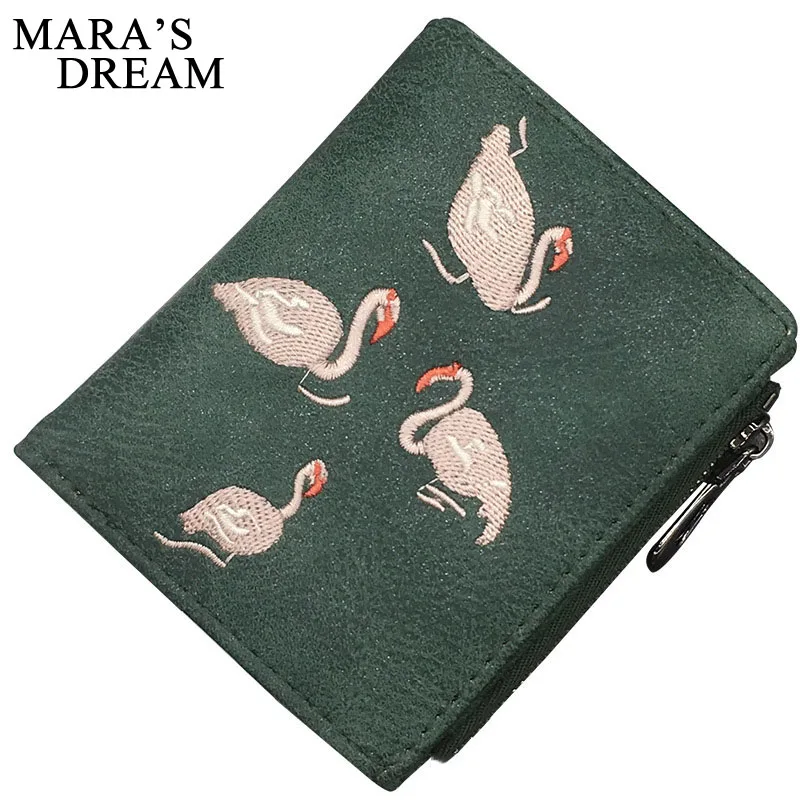 Женский кошелек с вышивкой Mara's Dream короткий дизайнерский Кошелек из