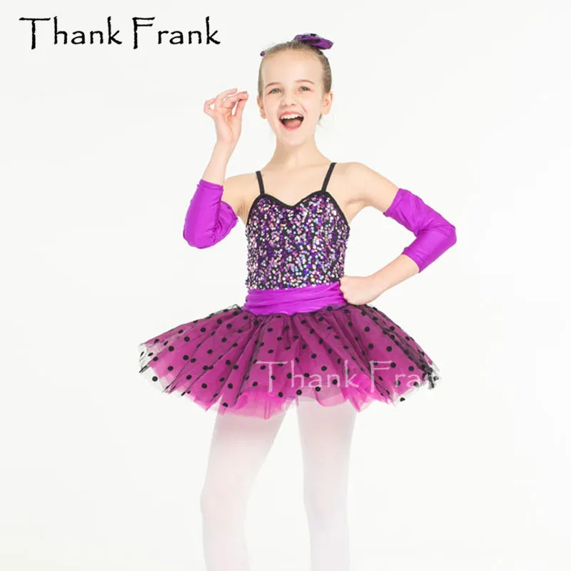 Фото Балетное платье-пачка для девочек с разноцветными блестками детей и взрослых в
