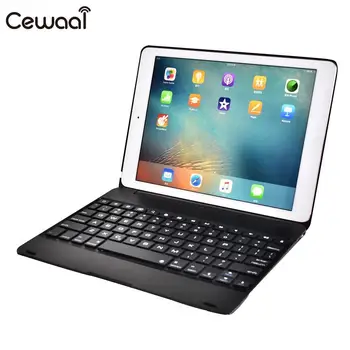 Cewaal Tablet Case Bluetooth Keyboard Case Bracket Premium Rechargeable Backlit Wireless Laptops Protector for iPad Pro 9.7 
Cewaal Tablet Case Bluetooth Keyboard Case Bracket Premium Rechargeable Backlit Wireless Laptops Protector for iPad Pro 9.7