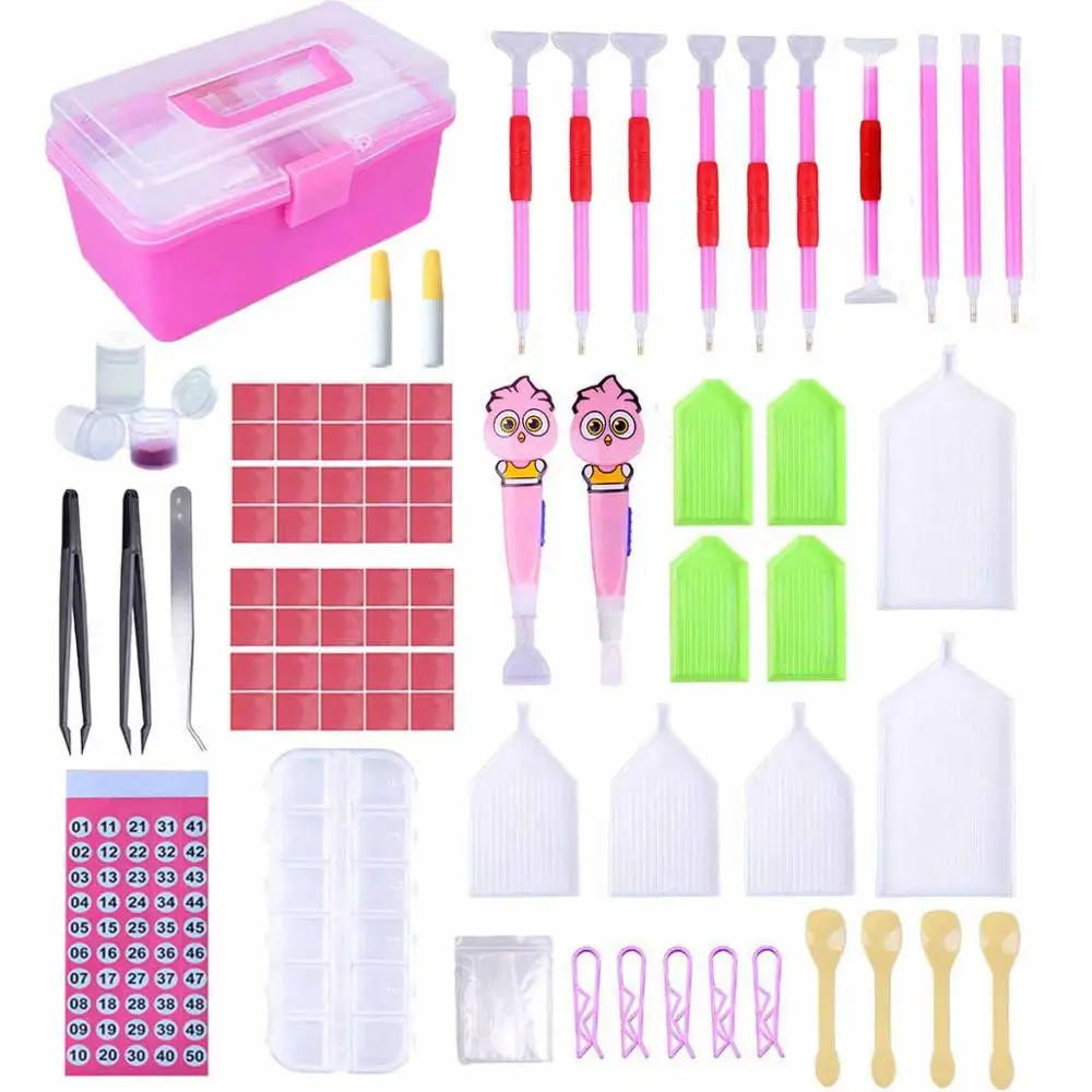 5D Diamond Painting Accessories,New Design Light Drill Pens,Diamond Painting Tools,Diamond Embroidery Storage Box for DIY Craft
5D Diamond Painting Accessories,New Design Light Drill Pens,Diamond Painting Tools,Diamond Embroidery Storage Box for DIY Craft