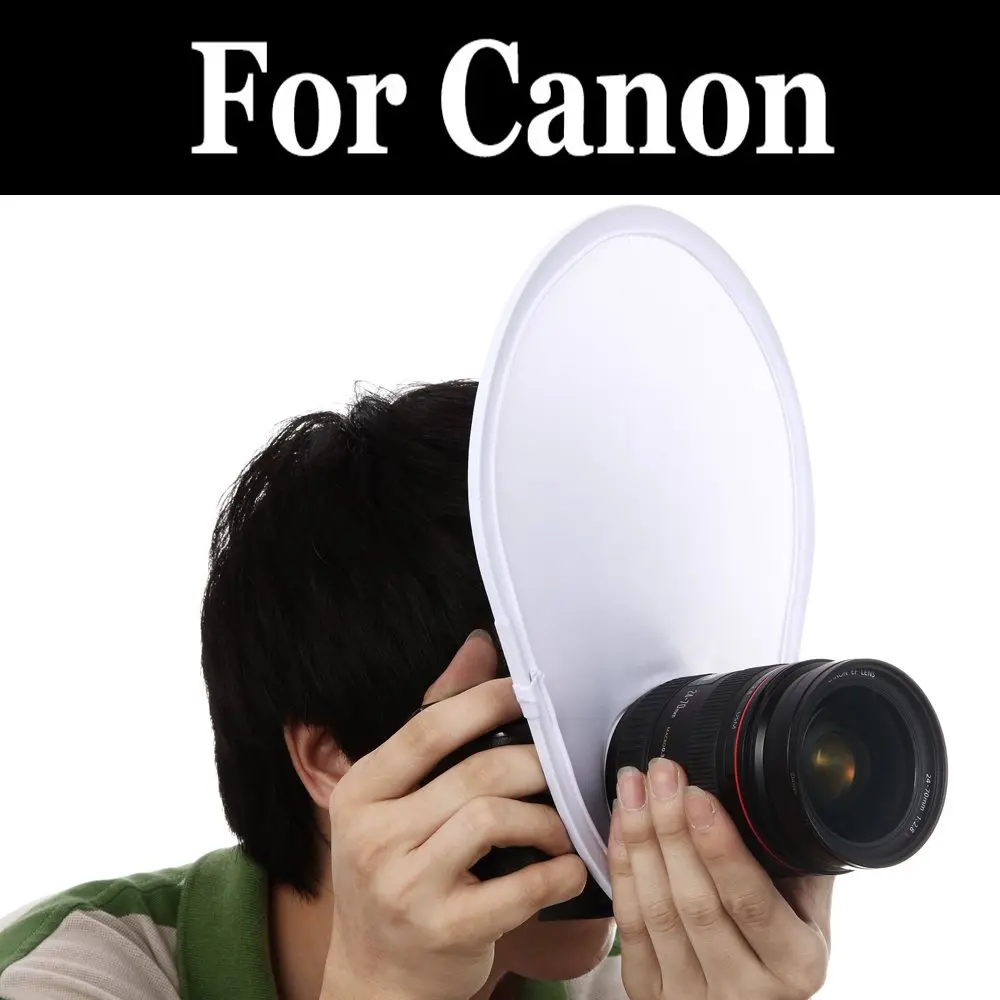 Universal Folding Photography Flash Lens Diffuser Reflector For DSLR SLR Camera canon IXUS ELPH 500 HS 310 IXY 31S | Электроника