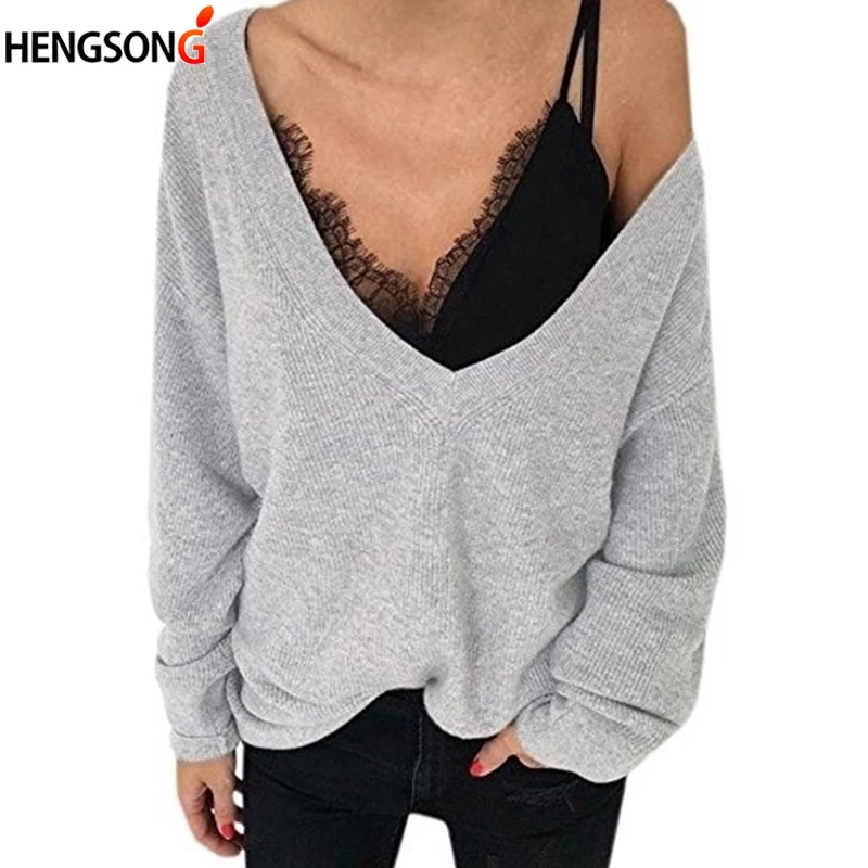 Female T-shirt 2019 New Spring Long Sleeve V Neck Solid Color Women Tshirt Bottoming Shirts Tee Tops Femme Casual Loose Tops
Female T-shirt 2019 New Spring Long Sleeve V Neck Solid Color Women Tshirt Bottoming Shirts Tee Tops Femme Casual Loose Tops